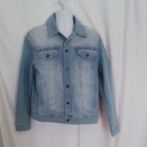 Arizona Jean Company Men's Faded Blue Denim Jacket